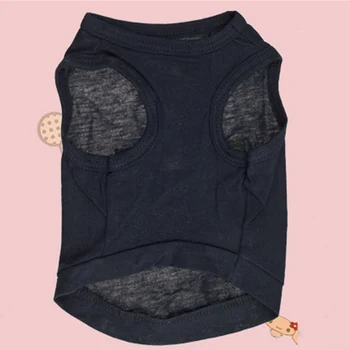 

Accessories Cat Soft Dog Costumes FBI Letter Print Elastic Puppy Black Sleeveless Pet Vest