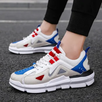 

Designer Shoes Running Men Lace Up Walking Sneakers Men Thick Soled Men Sports Sneakers Luminous Mens Shoe Styles Luxury Brand