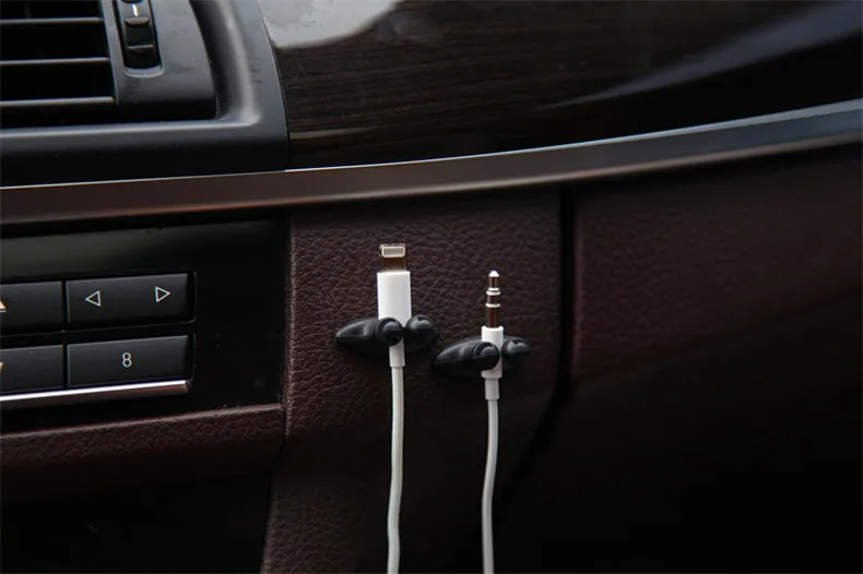 Car Driving Recorder Cable Clamp Wire Fixing Buckle Car Bunched Wire Clamp Flexible Printed Circuit Clip-on Cable Clamp 8