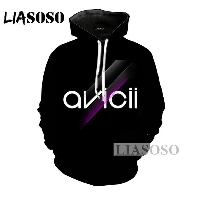 Многоцветный Зимняя мода 3D принт DJ певица Avicii толстовка хип-хоп толстовка с длинными рукавами Повседневный Забавный пуловер Harajuku Толстовка - Цвет: Многоцветный