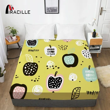 

Miracille Moon Star Combination Mattress 160x200cm Soft Cover For Beds Pad Bed Sheet With Elastic Children Bedding