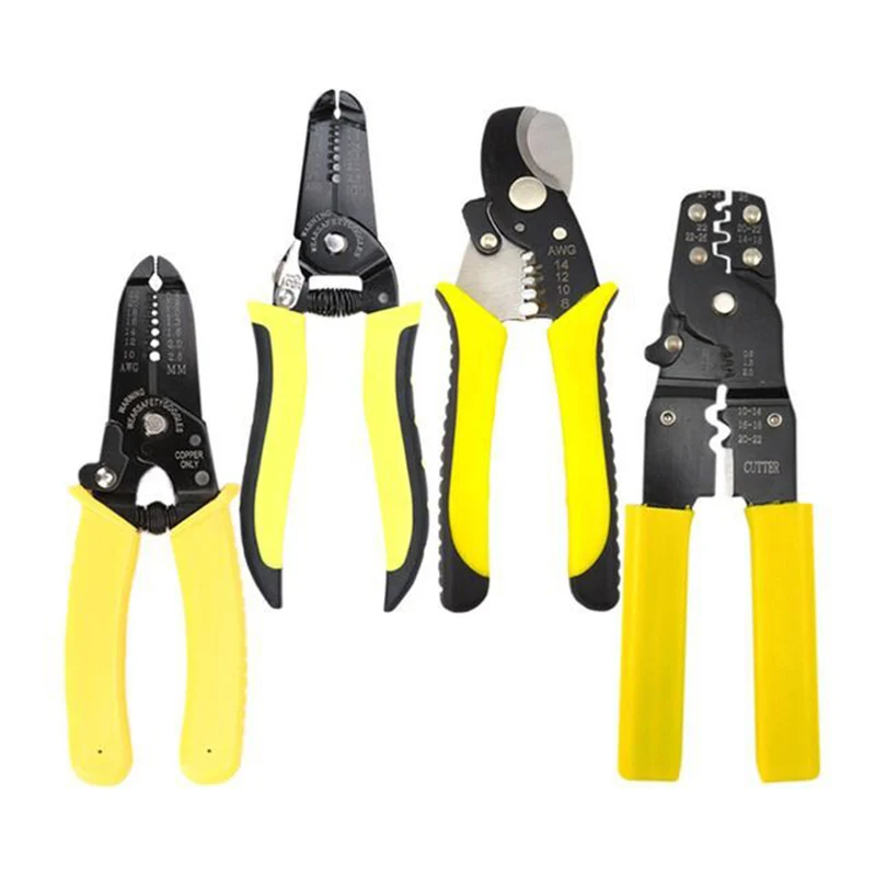 

Crimper Multifunctional Stripping Pliers Wire Stripper Cable Cutter Breaking Pliers Manual Press Line Clamp Terminal 0.2-6.0MM²