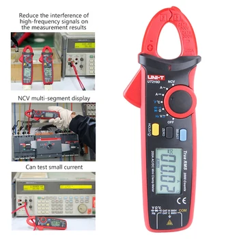 

UT210D Clamp Meter Non LCD Display Current Voltage Digital Multimeter Accurate Mini Auto Range Capacitance Tester