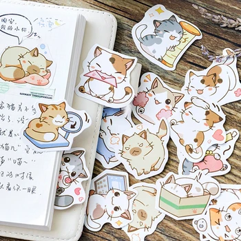 45pcs My Naughty Cats Mini Stickers 1