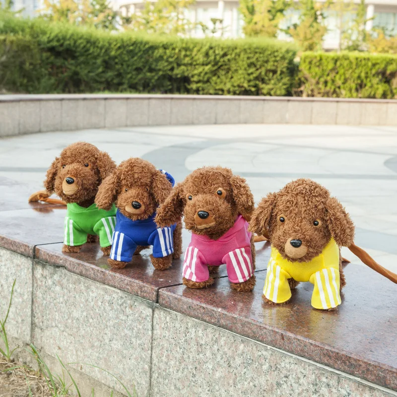 Skup 38 Song elektryczny pluszowy Model szczeniaka zadzwoni spacer taniec muzyka smycz zbyt flet pies dziecko elektroniczne