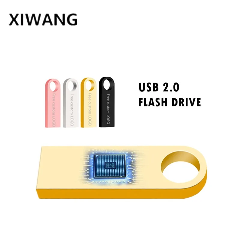 

usb flash drive 2.0 metal flash memory high speed Colorful u disk 64GB 128GB 4GB 8GB 16GB 32GB pendrive gift wholesale free logo