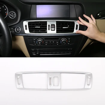 

Car ABS Matte Chrome Center Console Air Conditioning Outlet Vent Frame Trim For BMW X3 F25 2011-2017