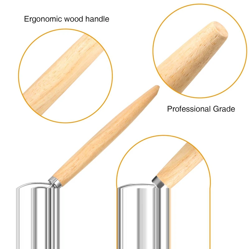 Датский венчик для теста ручной работы хлеб хромой с защитной крышкой 2 шт.