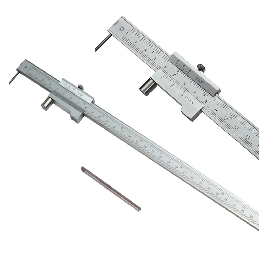 

0-200mm/0-300mm Marking Vernier Caliper Stainless Steel With Carbide Scriber Needle Parallel Marking Gauge Ruler Measuring Tool