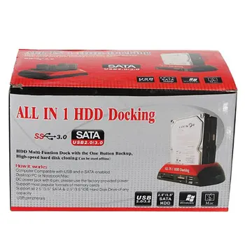 

All-in-one Dual HDD Docking Station for 2.5"/3.5" HDD Sata/ide (New Style)