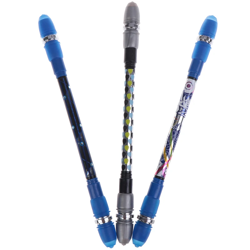 Ball Point Penspinning Non Slip Coated Spinning Pen Learning Office Supplie