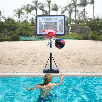 

Basketball Backboard Stands Height Adjustable Basketball Goal (Basket Adjustment Height 1.15m-1.35m)