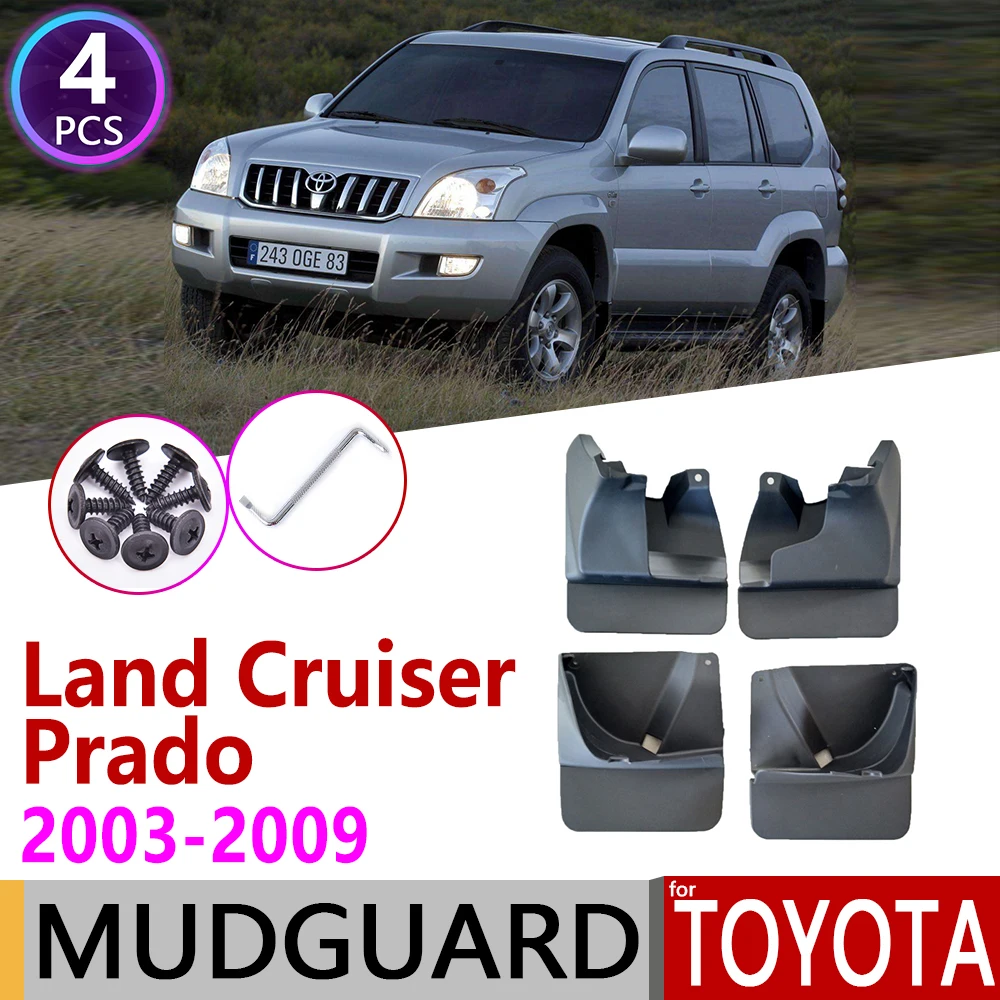 Брызговик для Toyota Land Cruiser Prado LC120 FJ120 120 2003~ 2009 Fender брызговик всплеск откидная крышка аксессуары 2004 2005 2006