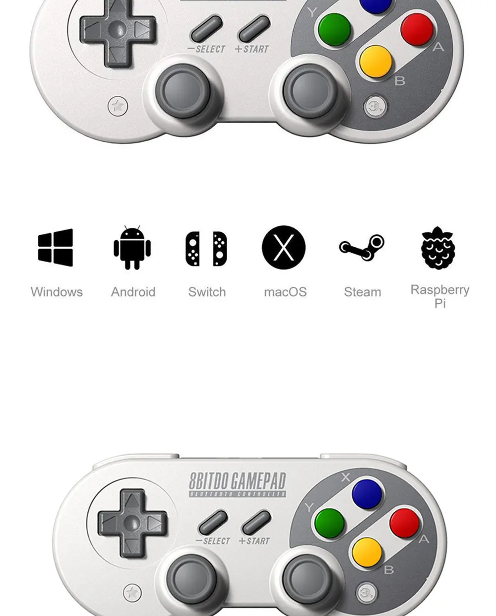 8BitDo SN30 Pro беспроводной Bluetooth геймпад контроллер с джойстиком для Windows Android macOS nintendo прерыватель пара