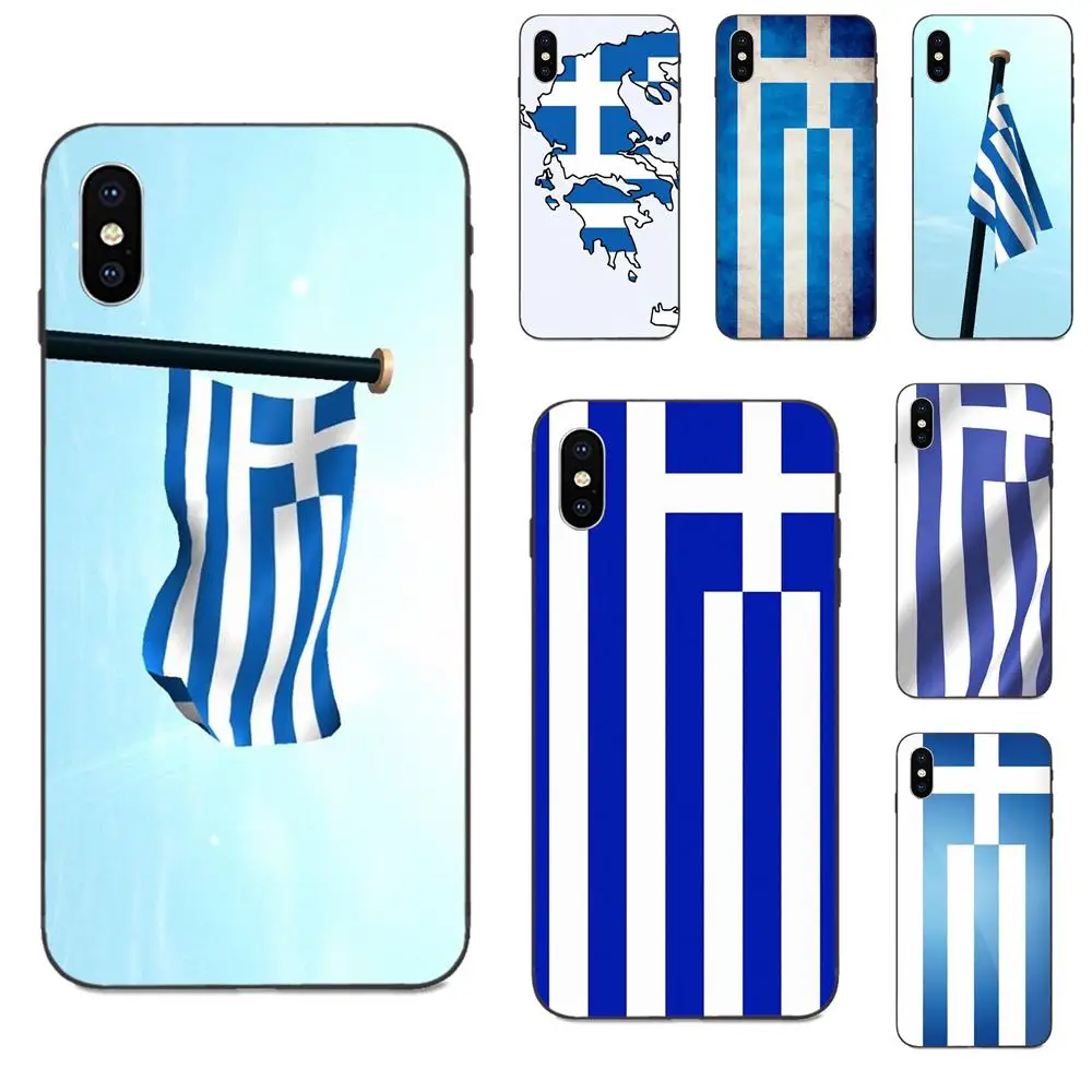 Рисунок ТПУ для Apple iPhone 4 4S 5 5S SE 6 S 7 8 Plus X XS Max XR греческий флаг флаги других стран |