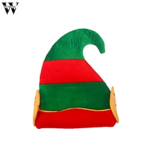 Шляпа эльфа с Санта-Клаусом для взрослых, уши эльфа, Рождественская сцена, детская шапка для рождественской вечеринки, рождественские украшения