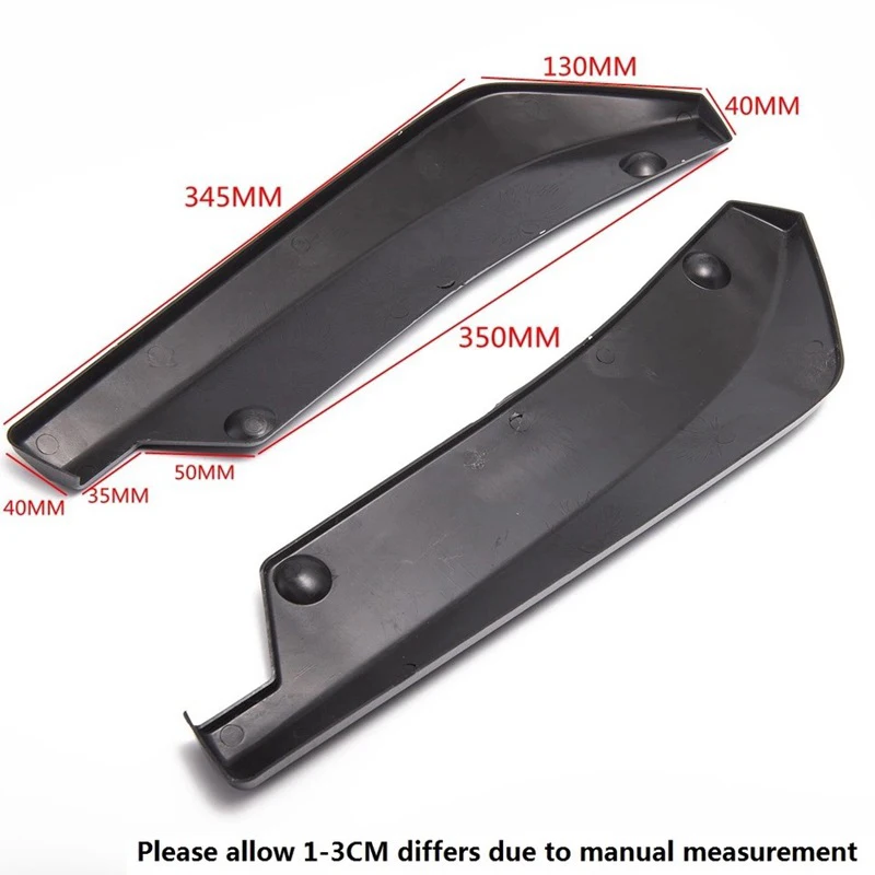 2 шт. для Audi A3 A4 B8 A6 Q5 C7 8v B5 Mercedes Benz W203 W204 W205 W124 W212 AMG Карбон спойлер переднего бампера