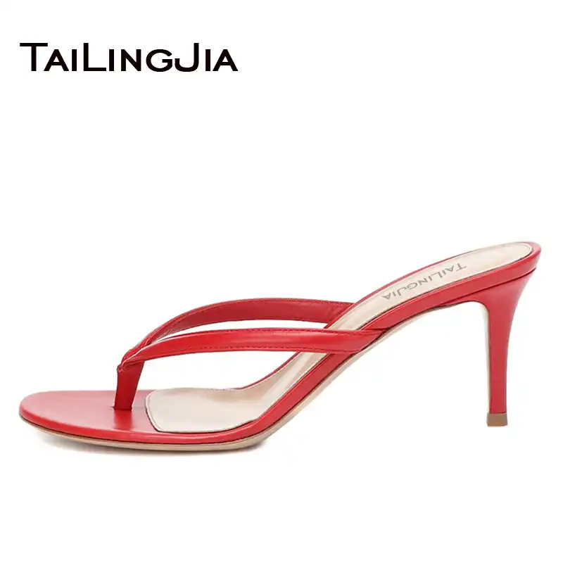 silver slip on mules