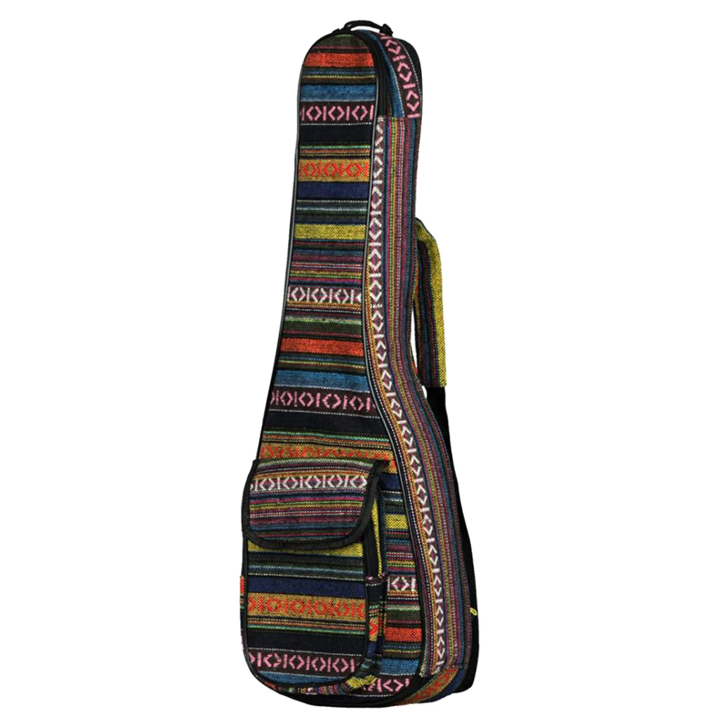 1x Ukulele Travel Bag Padded 23'' Carrying Backpack for Guitar Back Bag Case Guitar Parts & Accessories