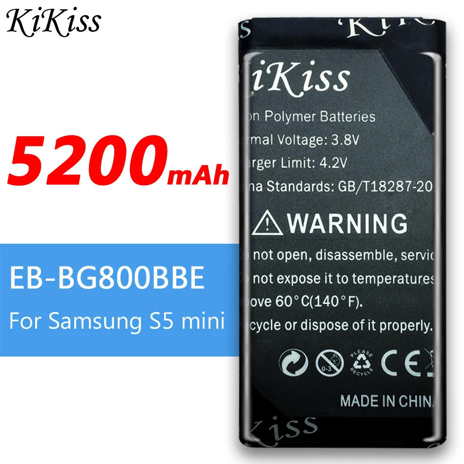 5200 мА/ч, Батарея для samsung Galaxy S5 мини G800 G800F G800H G800A G800Y G800R EB-BG800BBE+ номер для отслеживания - Цвет: EB-BG800BBE