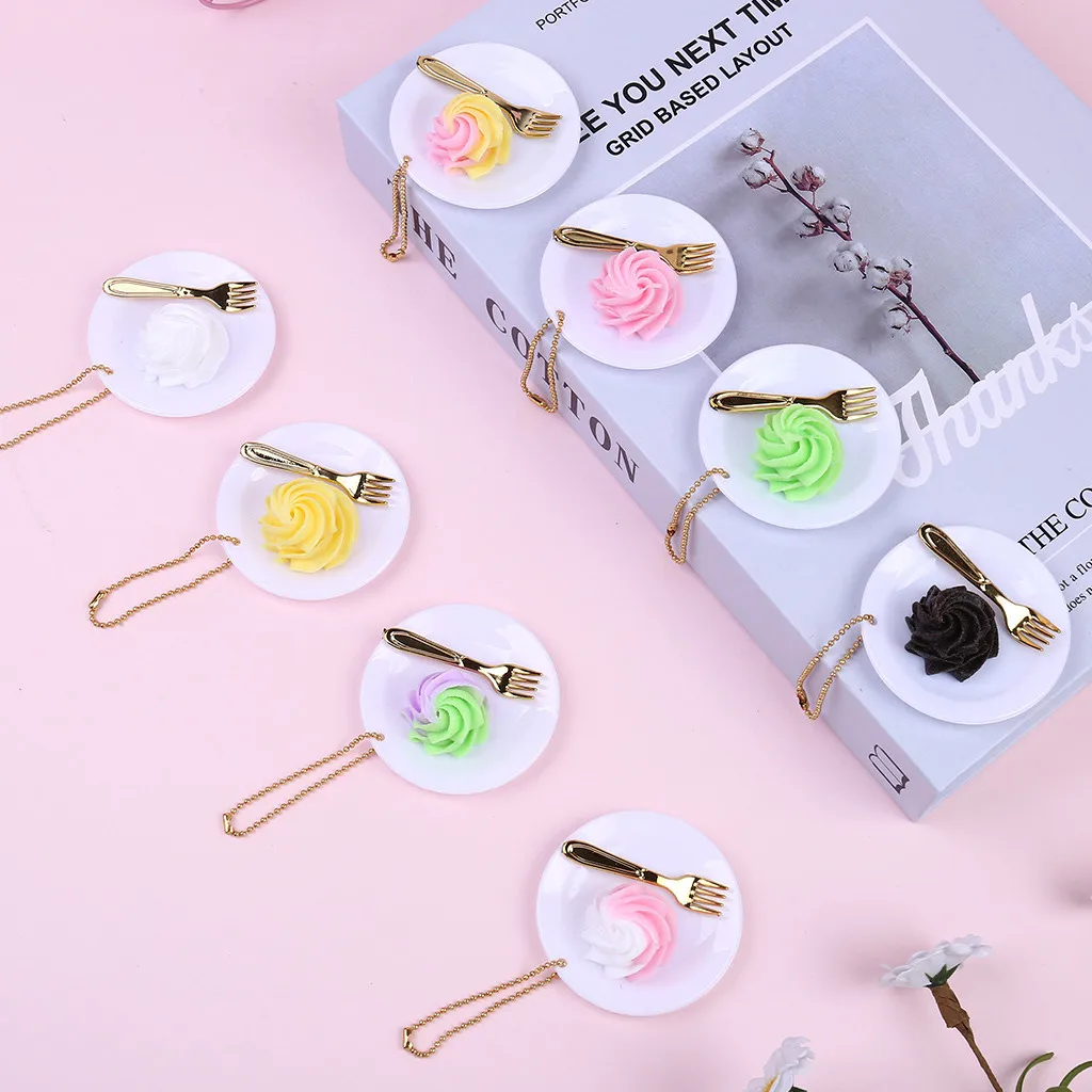 

Kids Early Education Fun Learning Toys For Children 8Pcs Kids Pretend Play Simulation Cream Cake Creative Funny Food Toy W830