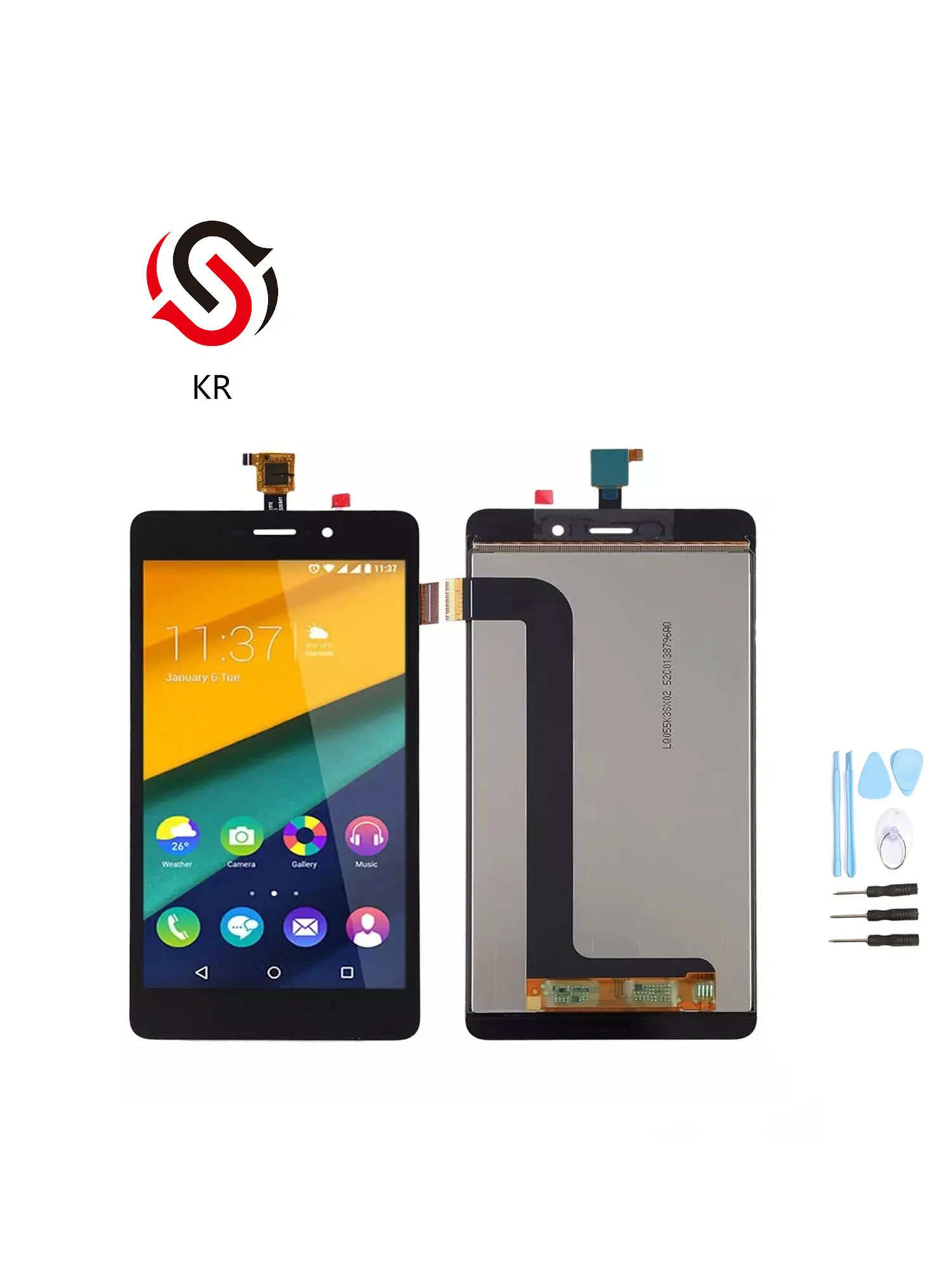 5.5 inches Pantalla LCD para Wiko Pulp Fab 4G + montaje de pantalla táctil con marco digitalizador 2 herr | Мобильные телефоны и
