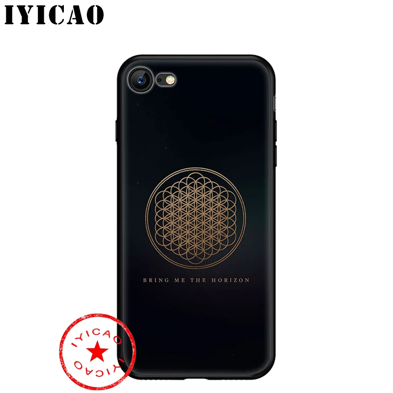Мягкий чехол IYICAO The bring me horizon BMTH для iphone 11 Pro Xr Xs Max 6 6s 7 8 Plus 5 5S Se, силиконовый TPU 7 Plus - Цвет: 8