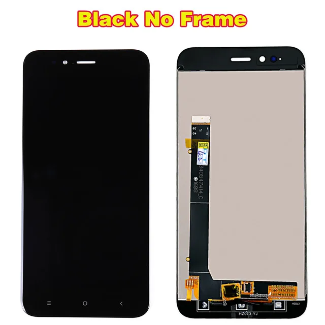 Black Without Frame 10 точечный сенсорный экран для Xiaomi mi 5X ЖК-дисплей 5,5 дюймов дигитайзер в сборе для Xiao mi A1 рамка со стеклянной пленкой и инструментами - Цвет: Black Without Frame