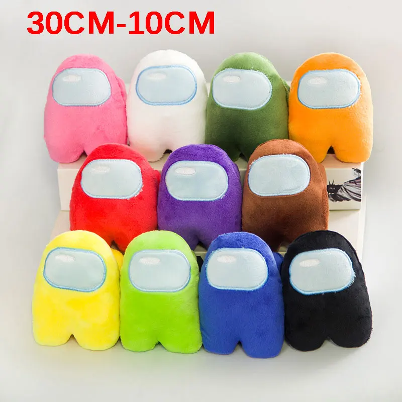 

30cm Soft Plush Among Us Plush Among Us Game Plush Toy with music Stuffed Doll Christmas Gift Cute Red Small Among Us Plushie