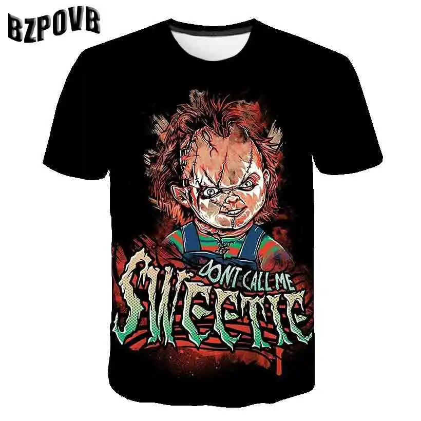 

Customized DC Comic X Task Force Suicide Squad Clown Leto Suicide Team 3D Digital Patterns Printed harajukuT-shirt Short Sleeves