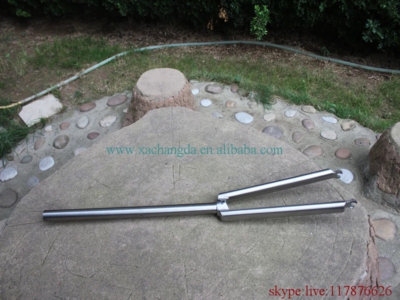 Titanium road frok custom titanium road frok