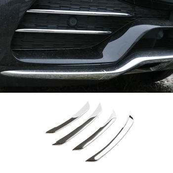 

Car Front Grille Fog Light Strips Cover Trim Molding for Mercedes Benz GLC Class Standard Version 2020(Silver)