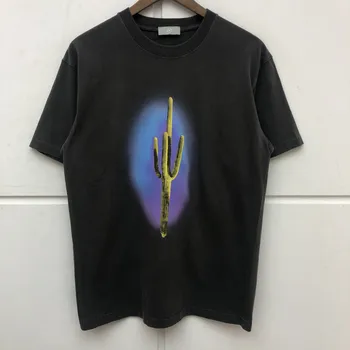 

Cactus Printing T Shirt Men Women Summer Style Vintage Washed DO Old T-shirt Tees harajuku tshirt boyfriend gift