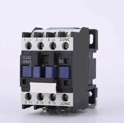 CJX2-0901 LC1 контактор переменного тока 9A 3-фазный 3-полюсный NC катушечный напряжение