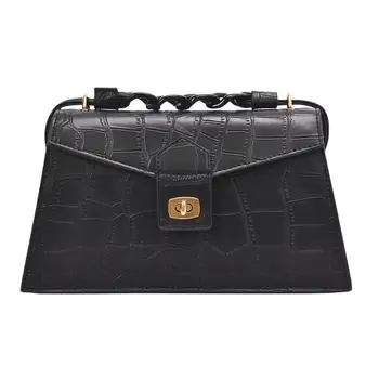 

Stone pattern PU Leather Crossbody Bags For Women 2020 Shoulder Messenger Bag Solid Color Ladies Fashion Designer Handbag