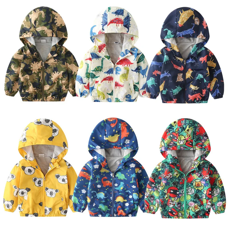 

BOY'S Coat Spring And Autumn 2019 New Style Korean-style Childrenswear Boy Western Style Baby Hooded Raincoat Jacket Children Au