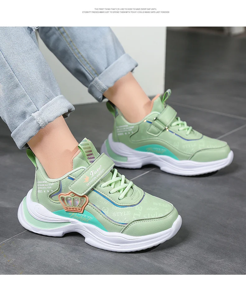 children's shoes for sale WKPK Children Sneakers Fashion Cute Princess Shoes Comfortable Lightweight Girls Outdoor Casual Booties Activity Supplies leather girl in boots
