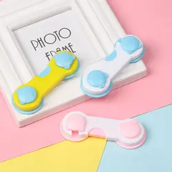 Serrure d'armoire en plastique Anti pincement pour bébé, verrou de sécurité pour enfants, protection de porte 