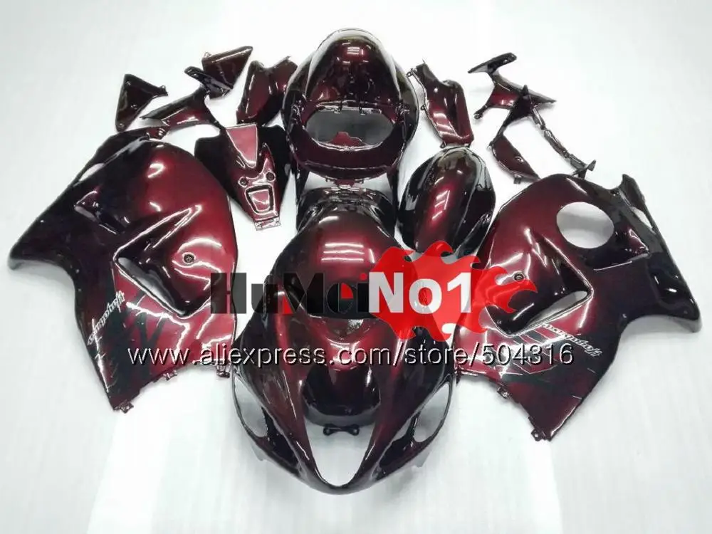 Инъекции для SUZUKI Hayabusa GSXR 1300 2008 2009 10 11 12 29MC. 233 GSXR-1300 GSXR1300 08 09 2010 2011 2012 черный пламя обтекатель - Цвет: No. 23 Wine red