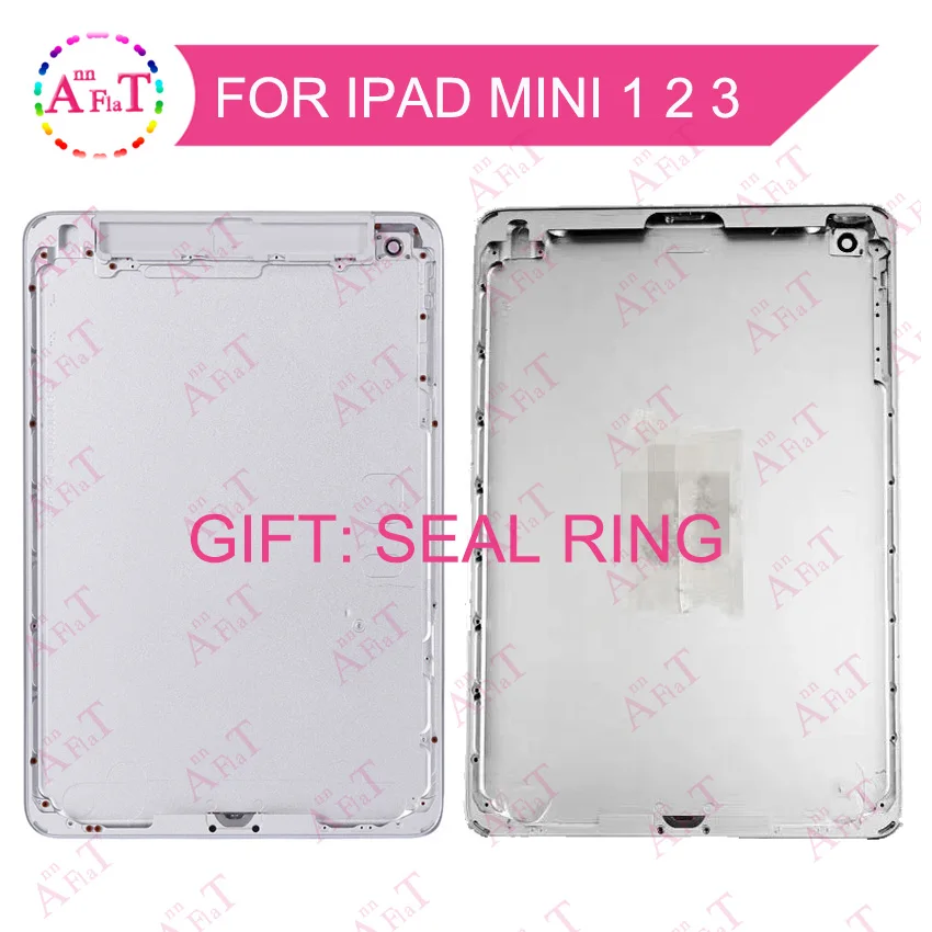 Фирменный задний корпус для Apple Ipad Mini 1 2 3 Wifi/3g Крышка батарейного отсека прочная защитная задняя крышка чехол запасные части