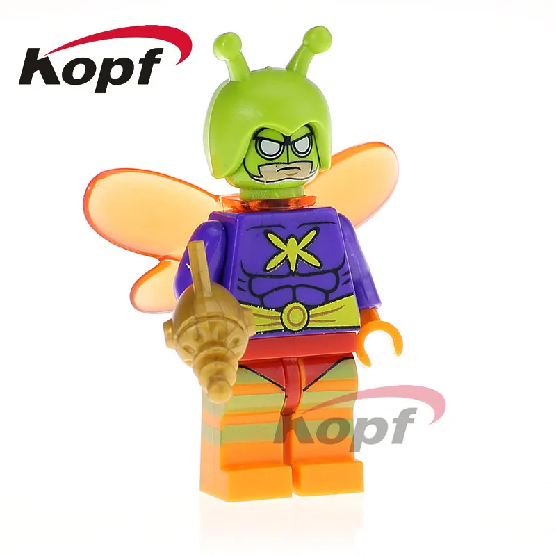 

Single Sale Killer Moth Super Heroes Apache Chief Bat Alfred Crazy Quilt Batman Dolls Building Blocks Children Gift Toys PG425