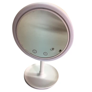 

3-in-1 LED Fan Makeup Mirror with Detachable Holder Lightweight Portable Desktop Cosmetic Mirror LDO99