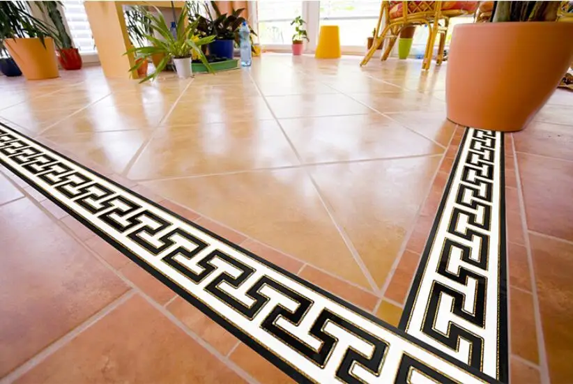 resistente ao desgaste, decoração de chão, faixa de cintura