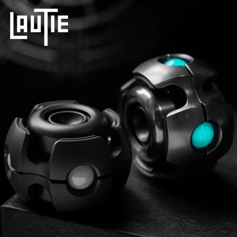 Old blacksmith noise E-NANO fingertip gyro zirconium alloy portable creative bearing high-speed rotating decompression ceremony | Спорт и