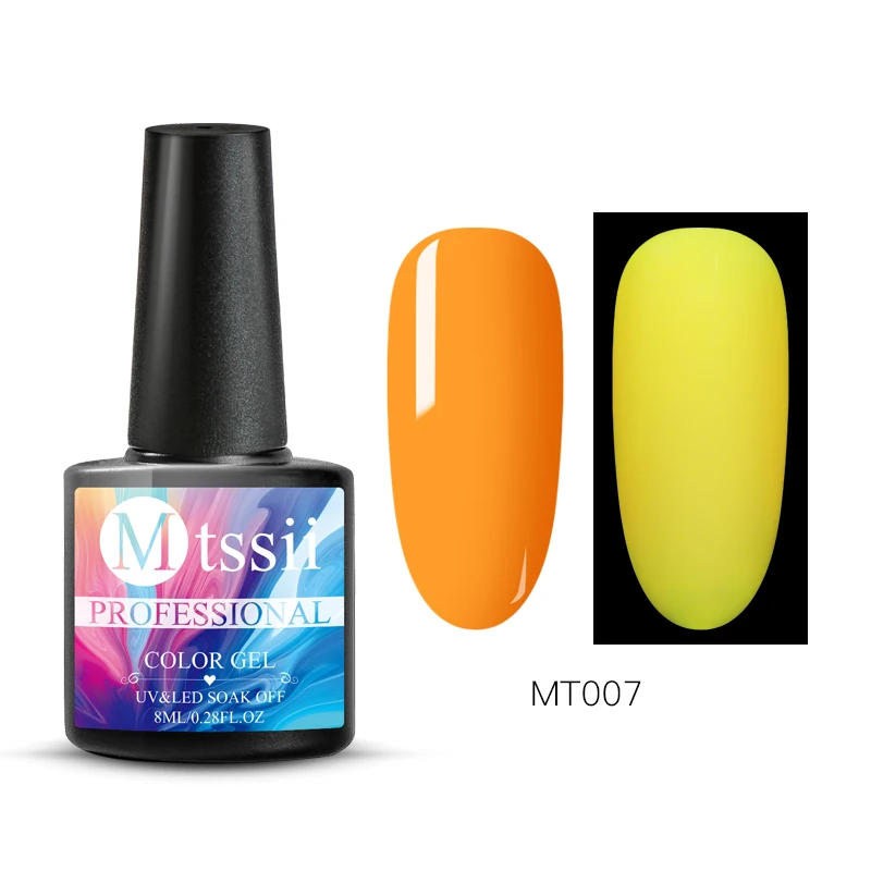 Mtssii флуоресцентный светящийся Гель-лак для ногтей УФ-лак для светящихся в темноте для женщин и детей - Цвет: AS05826