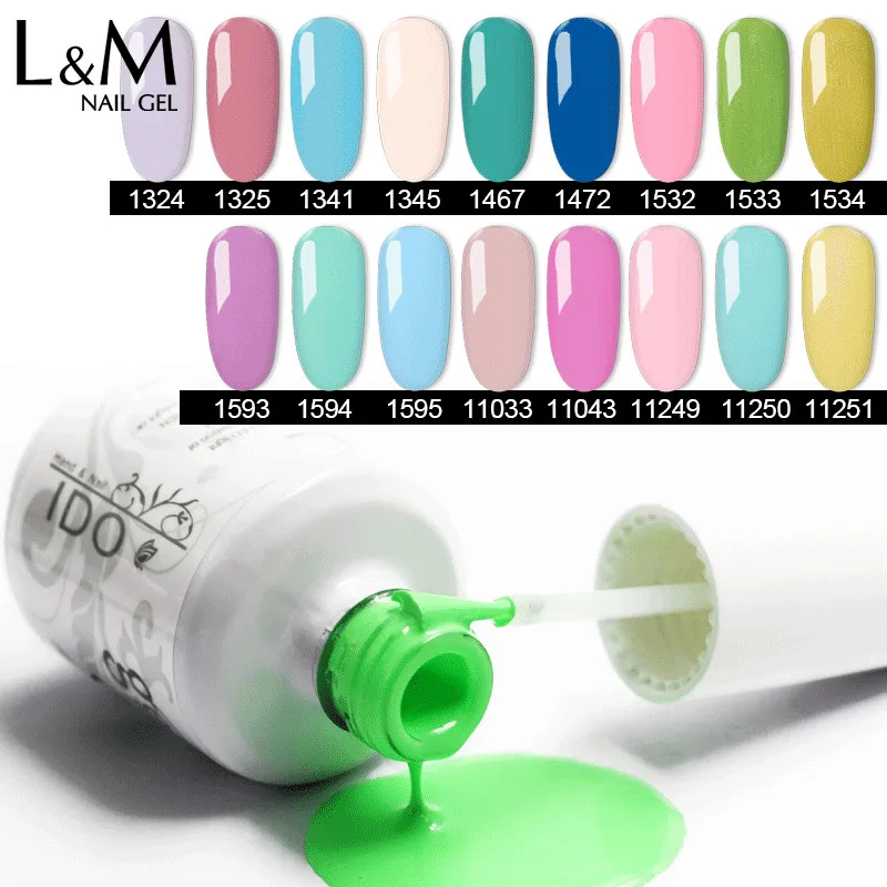 

12pcs uv gel nail Soak Off UV Nail Gel Polish For free shipping (10colors+1top coat+1base coat) colors gel