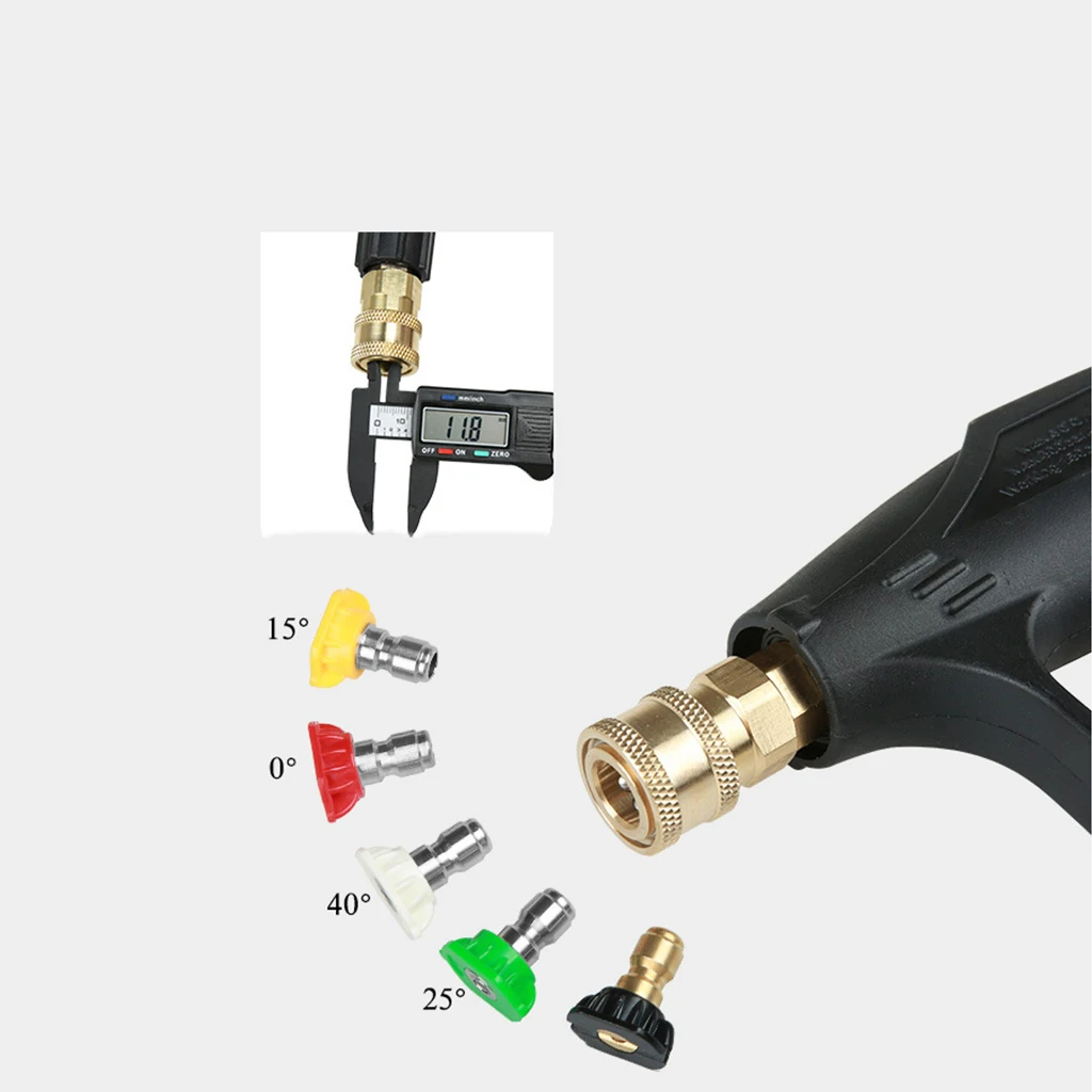 Car Wash Foam Gun Snow Foam Lance Foam Jet Wash Bottle Sprayer For Bosch Interskol Nilfisk Huter Stihl High Pressure Washer