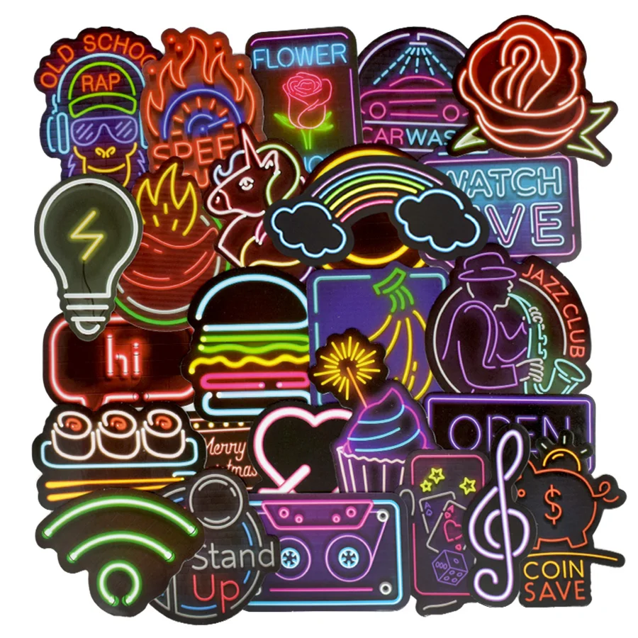 Наклейки для ноутбука классные граффити Мультяшные водонепроницаемые Стикеры