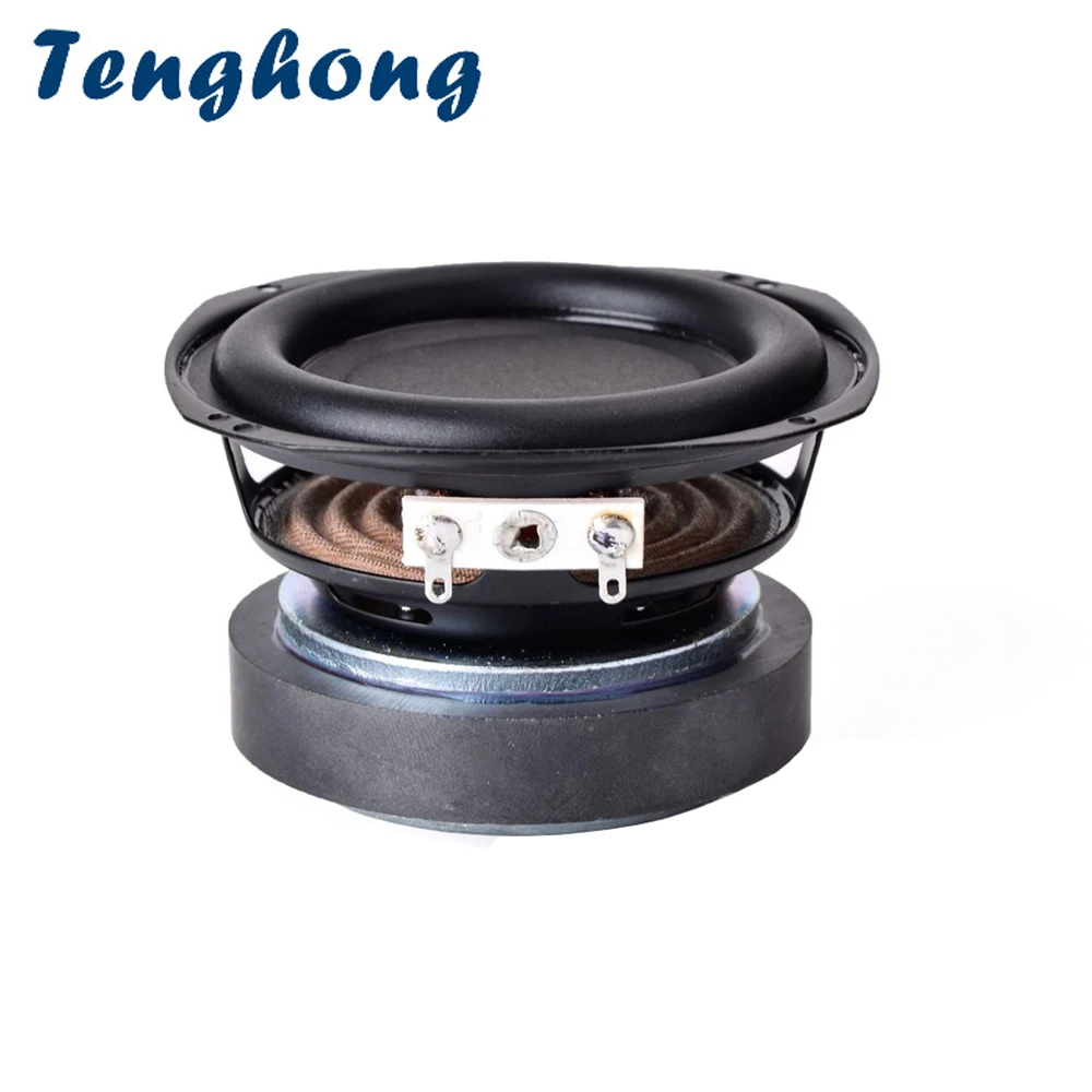 

Tenghong 3 Inch 20 Core 8Ohm 20W Bass Speaker Rubber Edge Audio Bookshelf Speaker Unit For Bluetooth Loudspeaker DIY HIFI Woofer