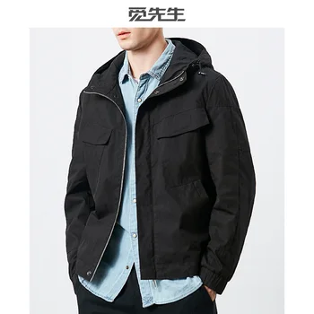 

2020 Spring New Chao Brand loose work jacket Men's jacket Hong Kong style Spring and Autumn Korean version trendy handsome blous